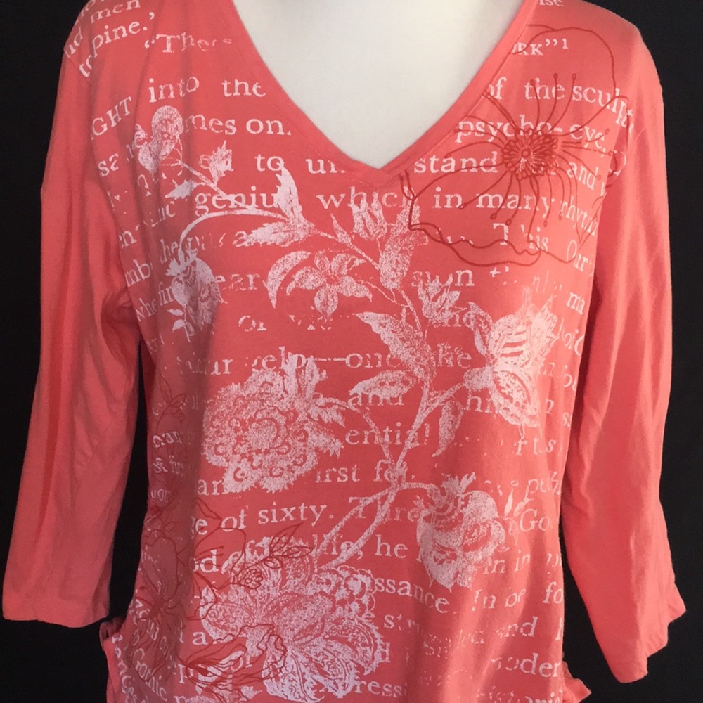 Sunset Cove Ruched Side V-Neck Top